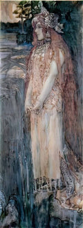 Mikhail Vrubel nadezhda zabela vrubel as princess volkhova 1898 Art A4 Photo Print