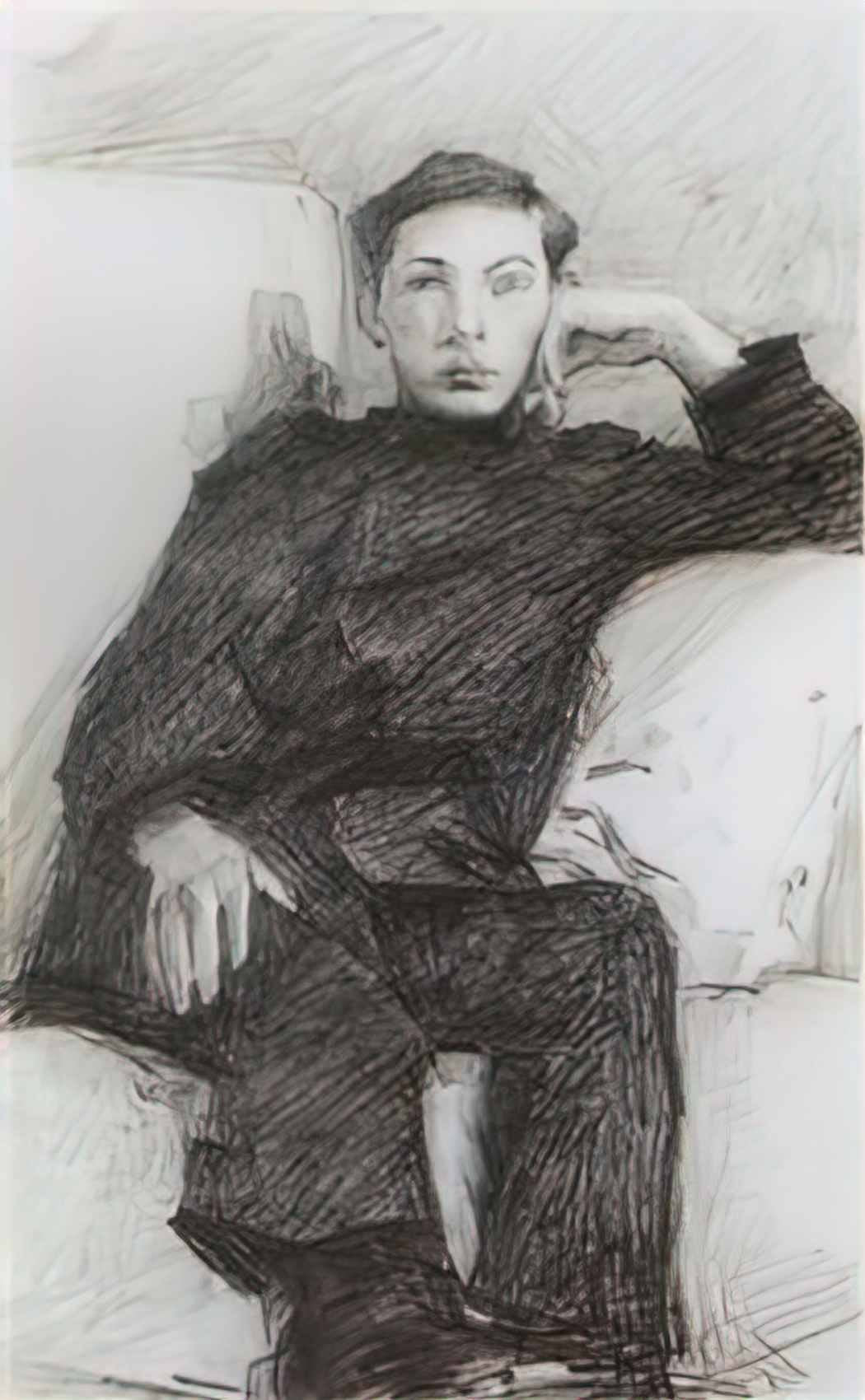 Mikhail Vrubel portrait of a young man Art A4 Photo Print