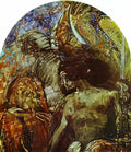 Mikhail Vrubel prophet 1898 Art A4 Photo Print