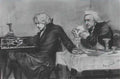 Mikhail Vrubel salieri pours poison into a mozart s glass 1884 Art A4 Photo Print