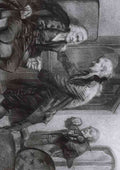 Mikhail Vrubel salieri pours poison into a mozarts glass 2 CROP A4 Photo Print