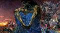 Mikhail Vrubel seated demon A4 Photo Print