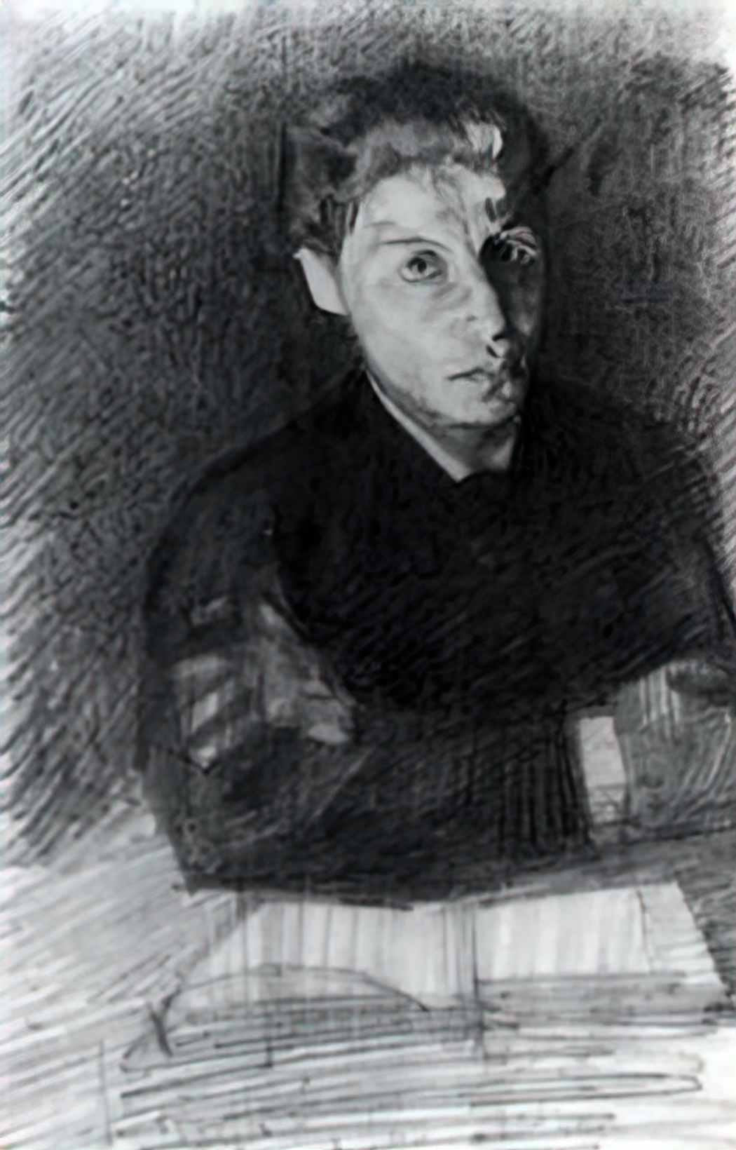 Mikhail Vrubel self portrait 1880 Art A4 Photo Print