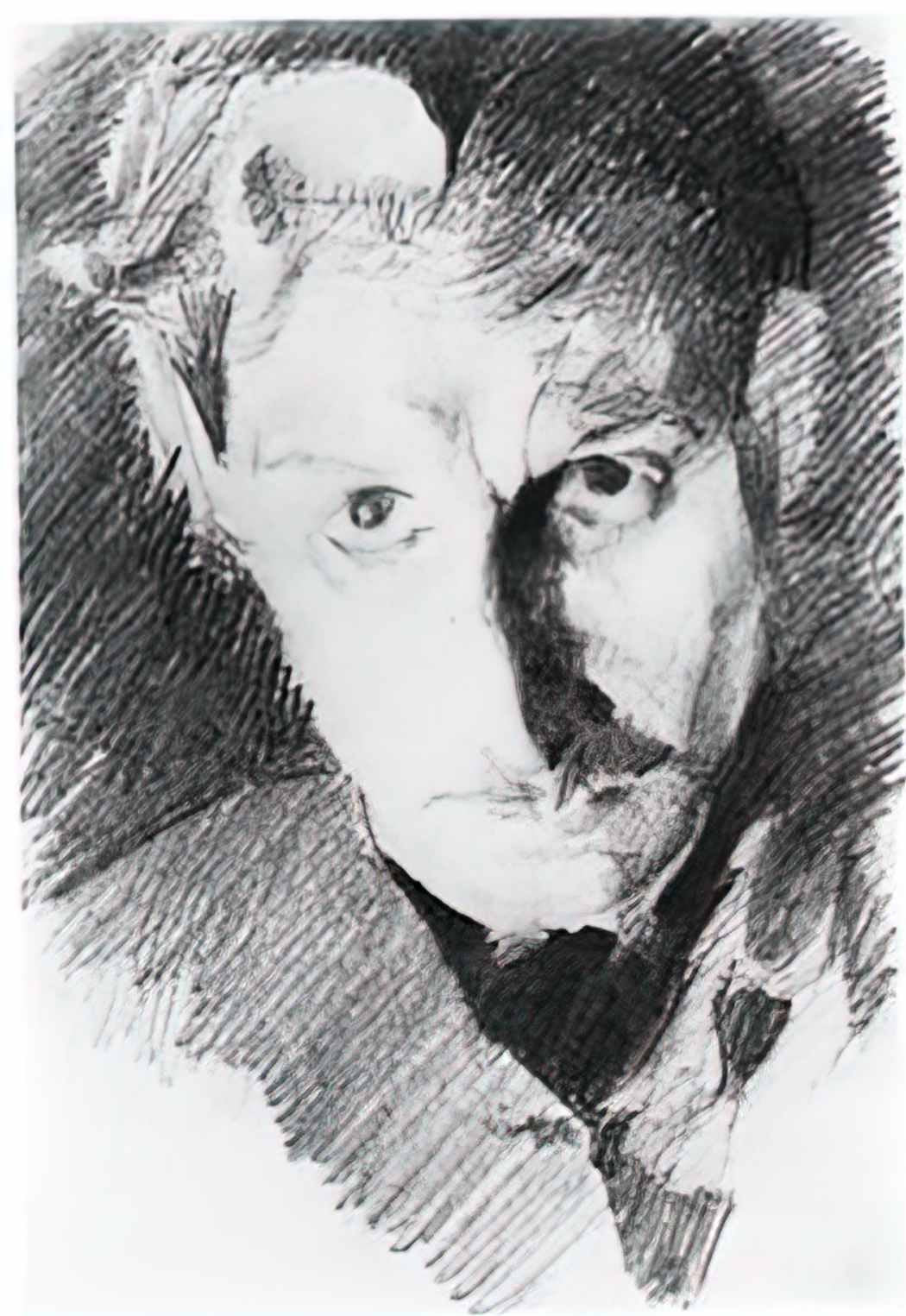 Mikhail Vrubel self portrait 1885 Art A4 Photo Print