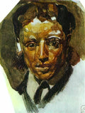 Mikhail Vrubel self portrait Art A4 Photo Print