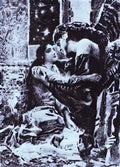 Mikhail Vrubel tamara and demon 1891 1 Art A4 Photo Print