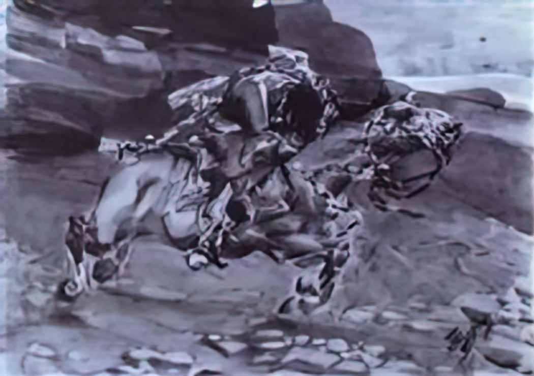Mikhail Vrubel the demon 1891 Art A4 Photo Print