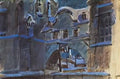 Mikhail Vrubel the winter canal 1901 Art A4 Photo Print