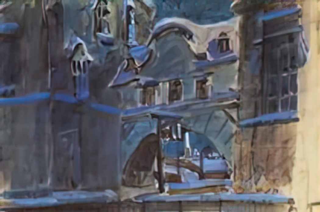 Mikhail Vrubel the winter canal 1901 Art A4 Photo Print