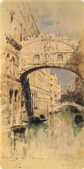 Mikhail Vrubel venice bridge of sighs 1894 Art A4 Photo Print