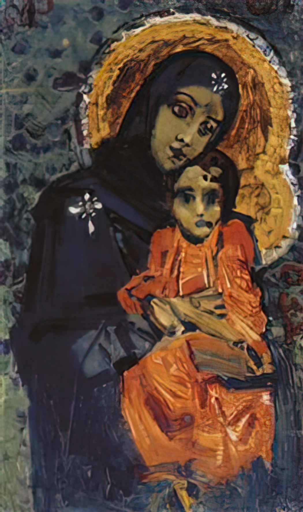 Mikhail Vrubel virgin and child Art A4 Photo Print