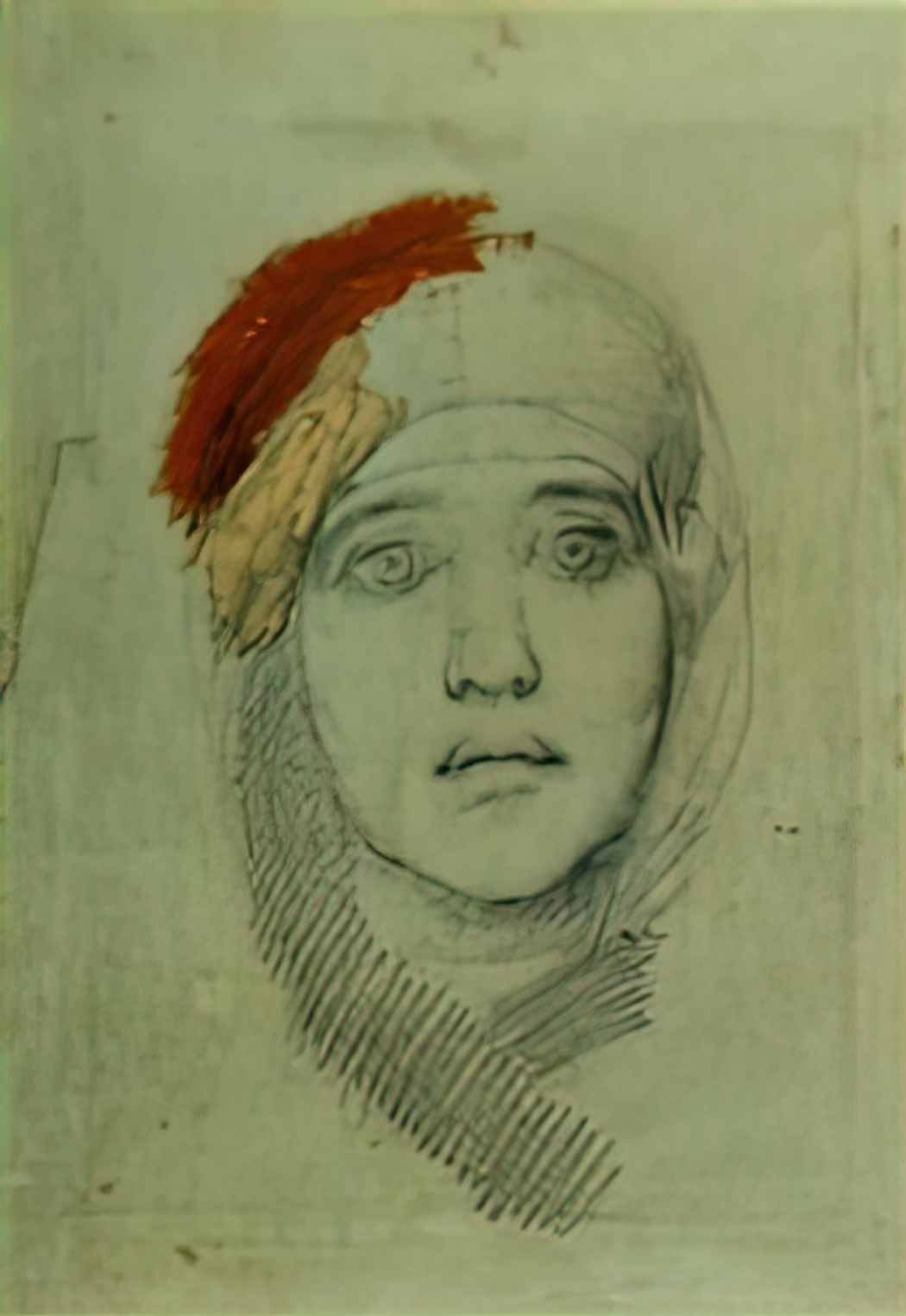 Mikhail Vrubel woman s head emily l prahova 1884 Art A4 Photo Print