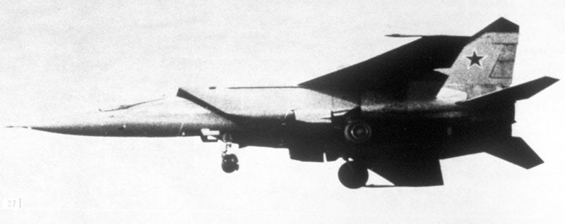 Mikoyan Gurevich Mig25 Foxbat 11 A4 Photo Print