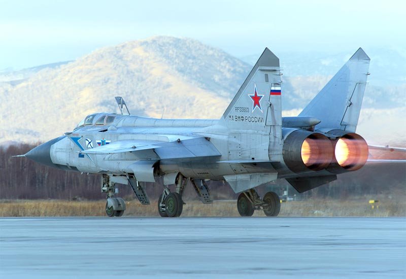 Mikoyan Mig31 Foxhound 22 A4 Photo Print
