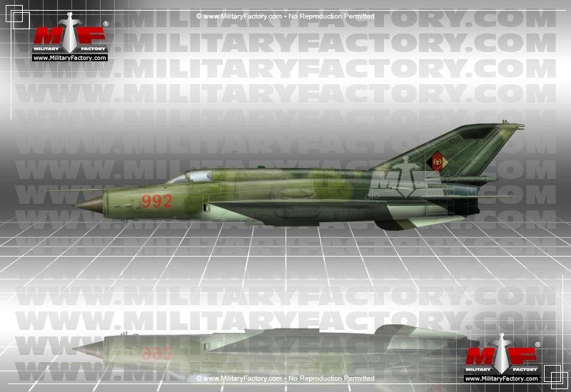Mikoyangurevich Mig21 Fishbed A4 Photo Print