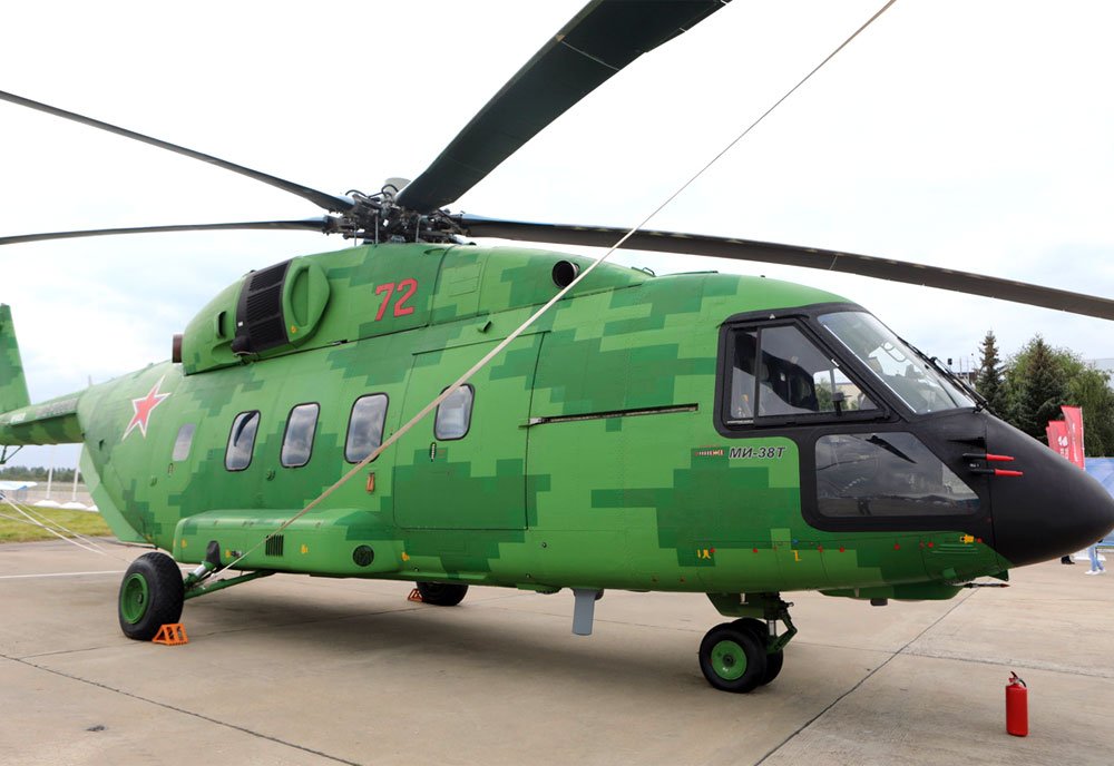 Mil Mi38 Medium Lift Utility Helicopter Russia A4 Photo Print