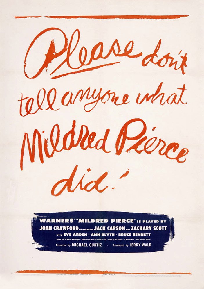 Mildred Pierce 04 Film A4 Photo Print