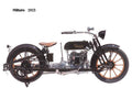 Militaire 1915 motorbike A4 Photo Print