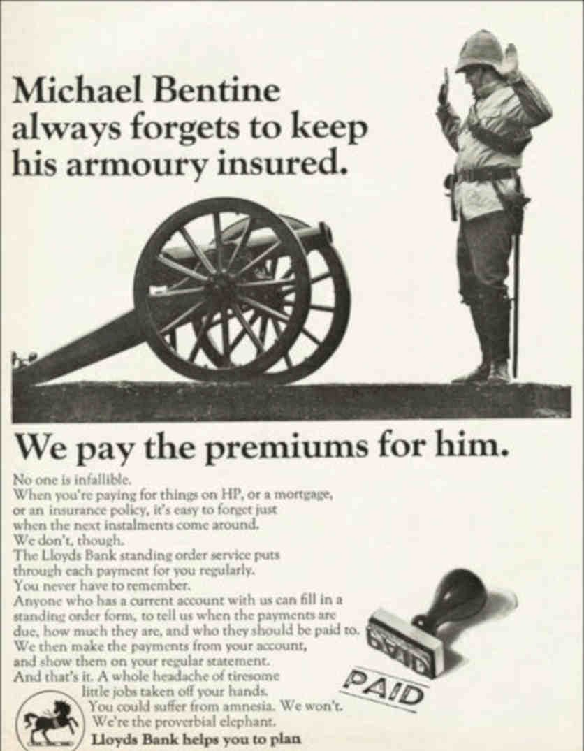 Military Artillery Bentine Vintage Retro Advert Poster A4 Photo Print