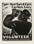 Military Defense Poster American World War II Advert Poster