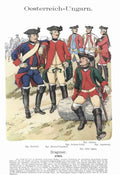 Military Uniforms 1024 Vintage War A4 Photo Print