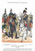 Military Uniforms 1043 Vintage War A4 Photo Print