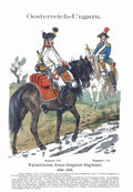 Military Uniforms 1050 Vintage War A4 Photo Print