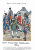 Military Uniforms 1054 Vintage War A4 Photo Print