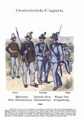 Military Uniforms 1067 Vintage War A4 Photo Print