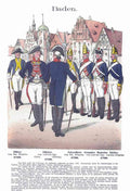 Military Uniforms 1086 Vintage War A4 Photo Print