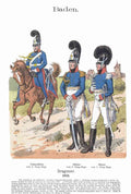 Military Uniforms 1099 Vintage War A4 Photo Print