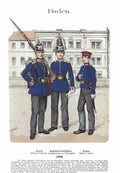 Military Uniforms 1108 Vintage War A4 Photo Print