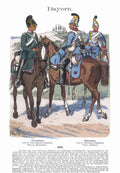 Military Uniforms 1129 Vintage War A4 Photo Print