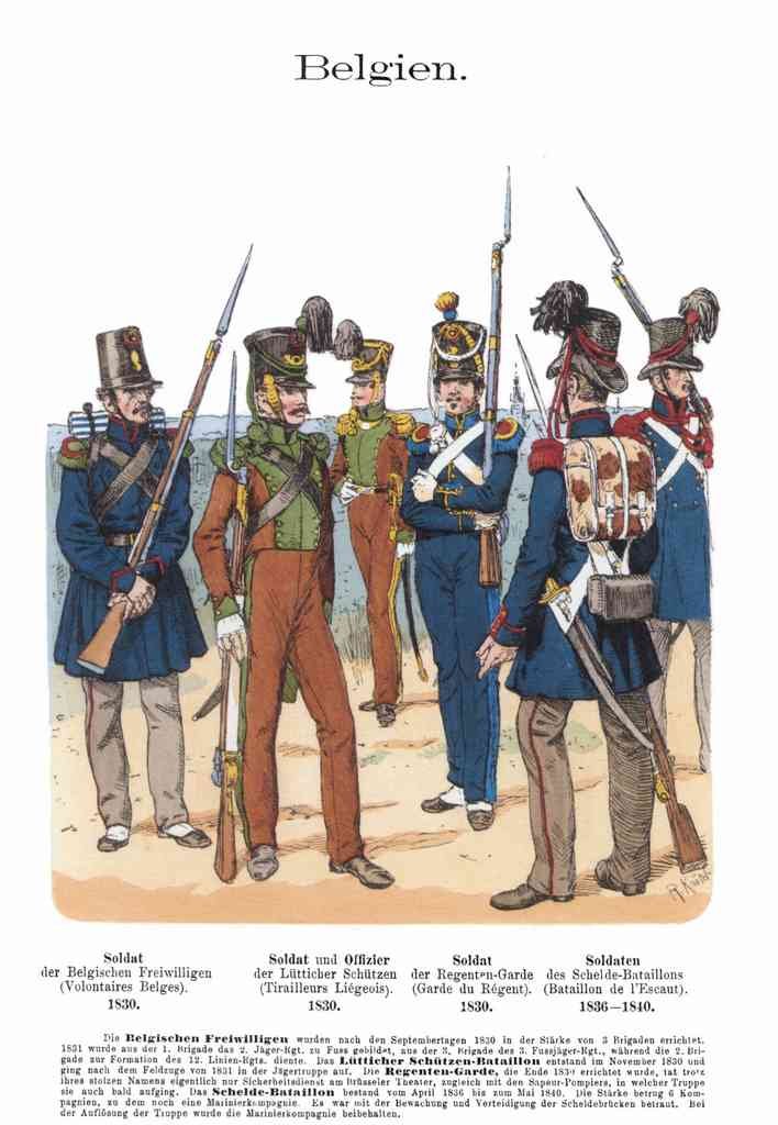 Military Uniforms 1156 Vintage War A4 Photo Print