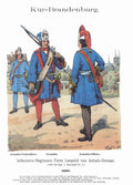 Military Uniforms 1162 Vintage War A4 Photo Print