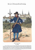 Military Uniforms 1164 Vintage War A4 Photo Print