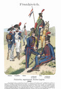 Military Uniforms 2034 Vintage War A4 Photo Print