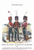 Military Uniforms 2106 Vintage War A4 Photo Print