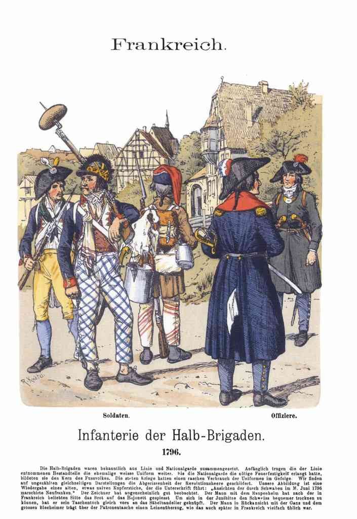 Military Uniforms 2115 Vintage War A4 Photo Print