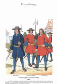 Military Uniforms 3005 Vintage War A4 Photo Print