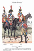 Military Uniforms 3007 Vintage War A4 Photo Print
