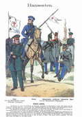 Military Uniforms 3073 Vintage War A4 Photo Print