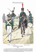 Military Uniforms 3074 Vintage War A4 Photo Print