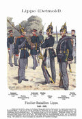 Military Uniforms 3172 Vintage War A4 Photo Print