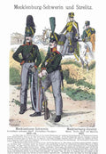 Military Uniforms 4010 Vintage War A4 Photo Print