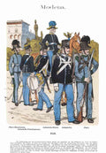 Military Uniforms 4028 Vintage War A4 Photo Print