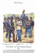 Military Uniforms 4029 Vintage War A4 Photo Print