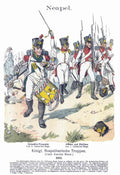 Military Uniforms 4037 Vintage War A4 Photo Print