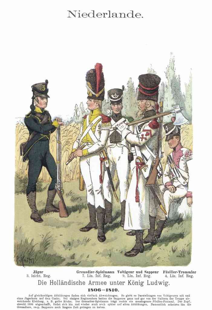 Military Uniforms 4072 Vintage War A4 Photo Print
