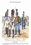 Military Uniforms 4073 Vintage War A4 Photo Print